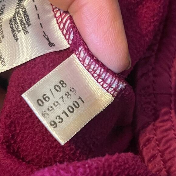 Adidas/Stella McCartney Women's Fleece Cropped Fuchsia Hoodie Size Small - Picture 7 of 10